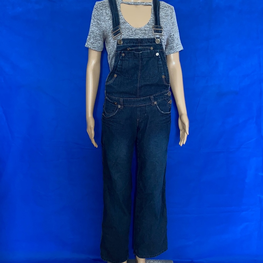 90s Vintage DENIM JUMPER/ OVERALL by Squeeze